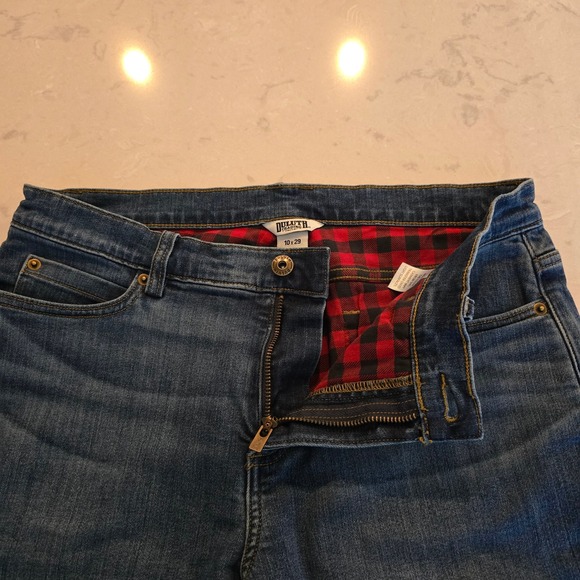 Duluth Trading Co | Women's Flannel Lined Jeans | Size 10x29 - Picture 6 of 10